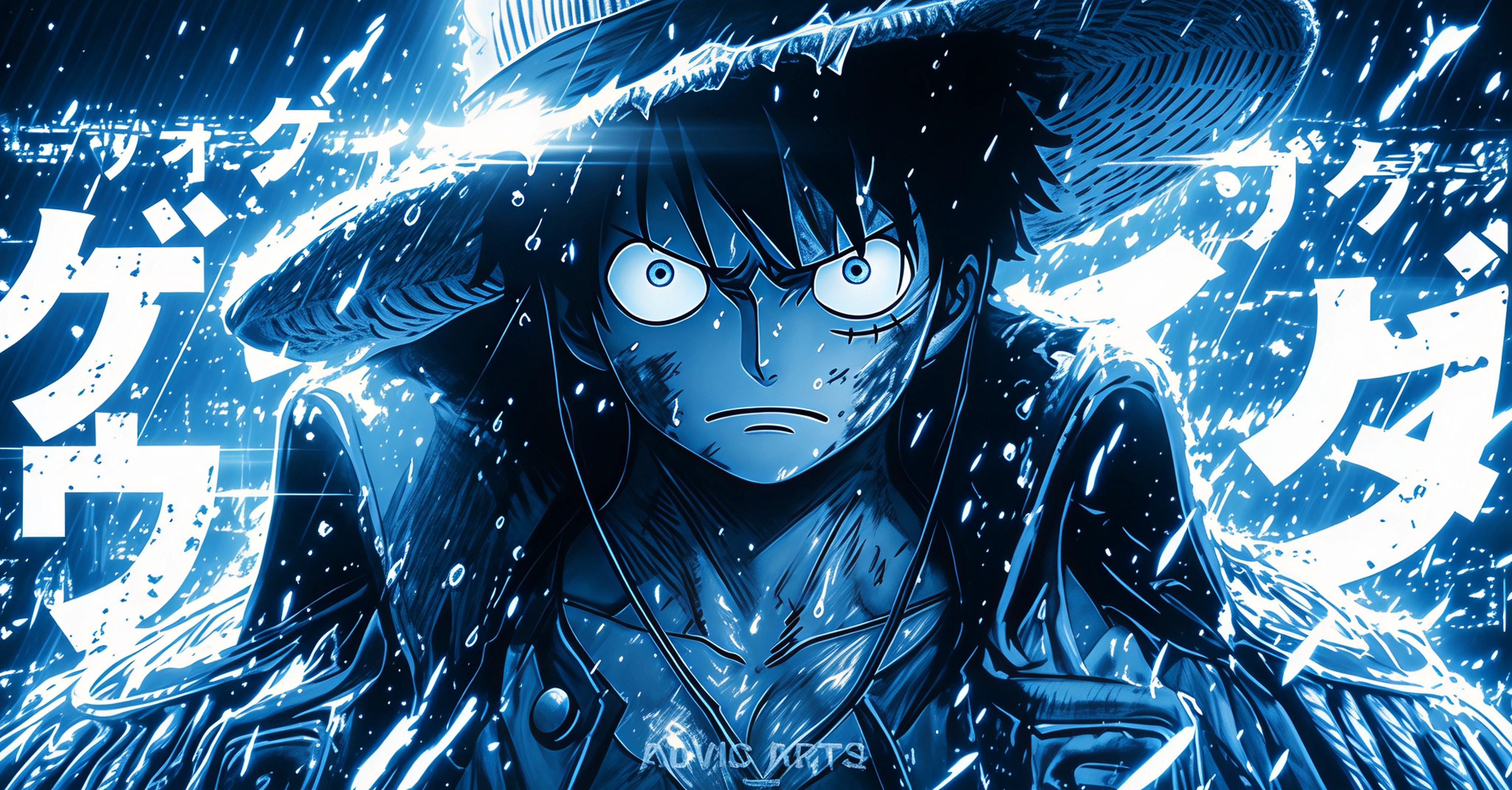 One Piece Luffy Arri re Plan Bleu Fond D cran 4k One Piece Luffy Arri re Plan Bleu Fond D cran 4k