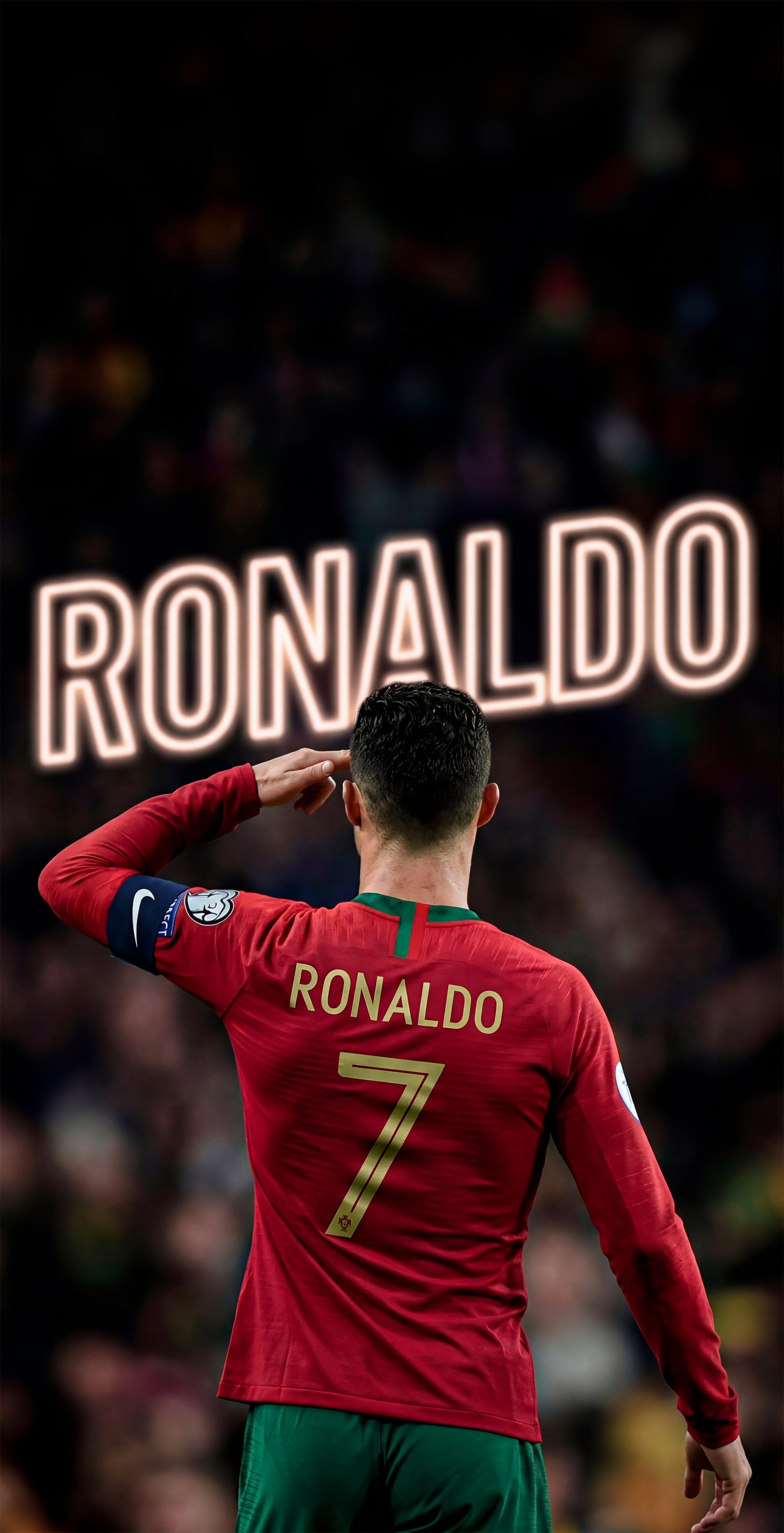Joueur Ronaldo Portugal Num ro 7 Fond D cran 4k